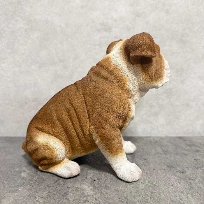 WOOBIA（ウービア） 置物 犬 ブルドッグ 幅20cm woobia リアル