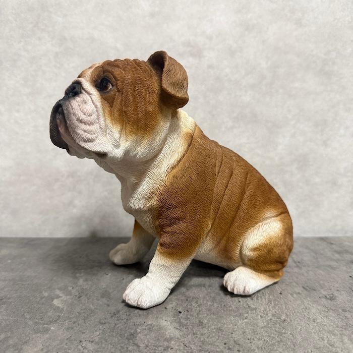 WOOBIA（ウービア） 置物 犬 ブルドッグ 幅20cm woobia リアル