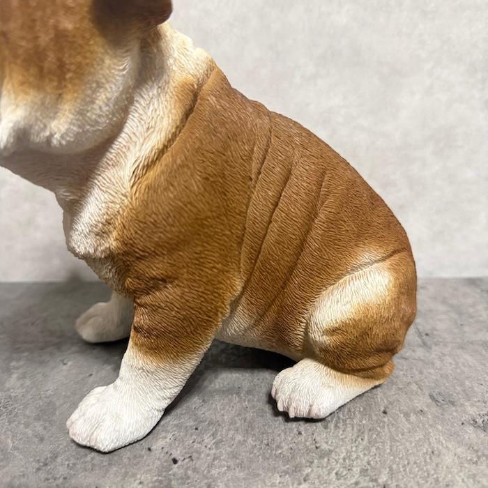 WOOBIA（ウービア） 置物 犬 ブルドッグ 幅20cm woobia リアル