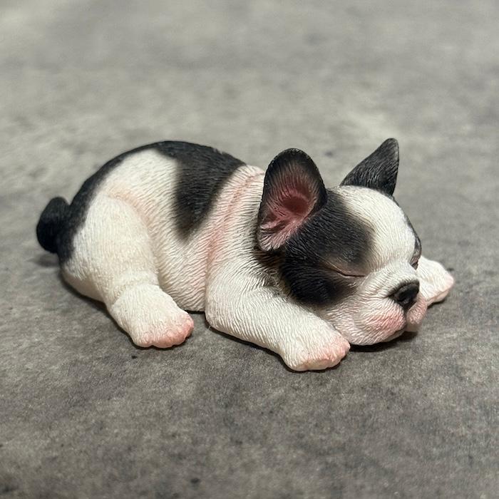 犬 置物 小さい かわいい 高さ2.5cm うつぶせ フレンチブルドッグ 動物 玄関 リアル インテリア woobia ウービア |  | 01