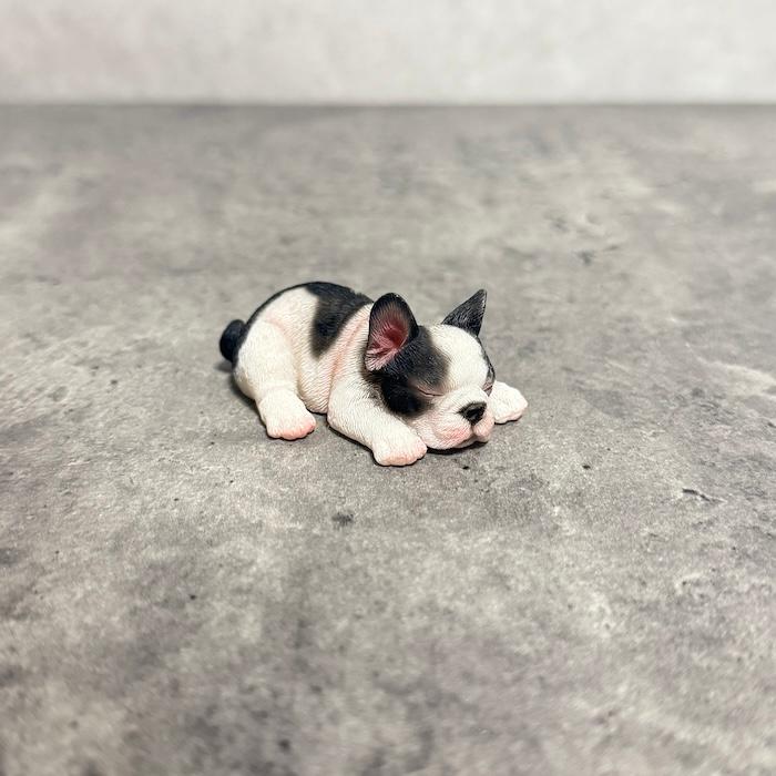 犬 置物 小さい かわいい 高さ2.5cm うつぶせ フレンチブルドッグ 動物 玄関 リアル インテリア woobia ウービア |  | 02