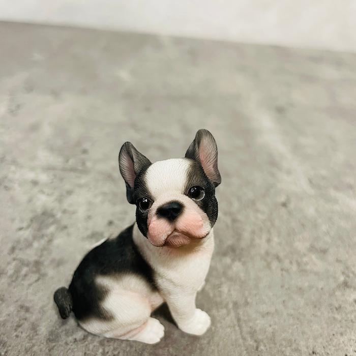 WOOBIA（ウービア） 置物 犬 かわいい 動物 玄関 右向きフレンチ
