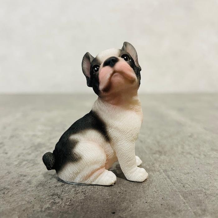 置物 犬 かわいい 動物 玄関 右向きフレンチ・ブルドッグ リアル