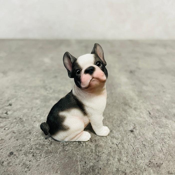 置物 犬 かわいい 動物 玄関 右向きフレンチ・ブルドッグ リアル