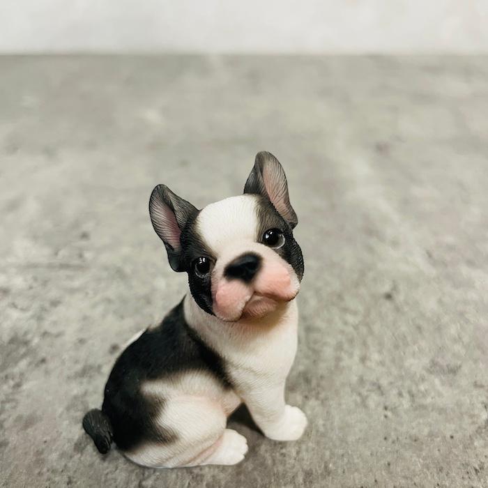 置物 犬 かわいい 動物 玄関 右向きフレンチ・ブルドッグ リアル