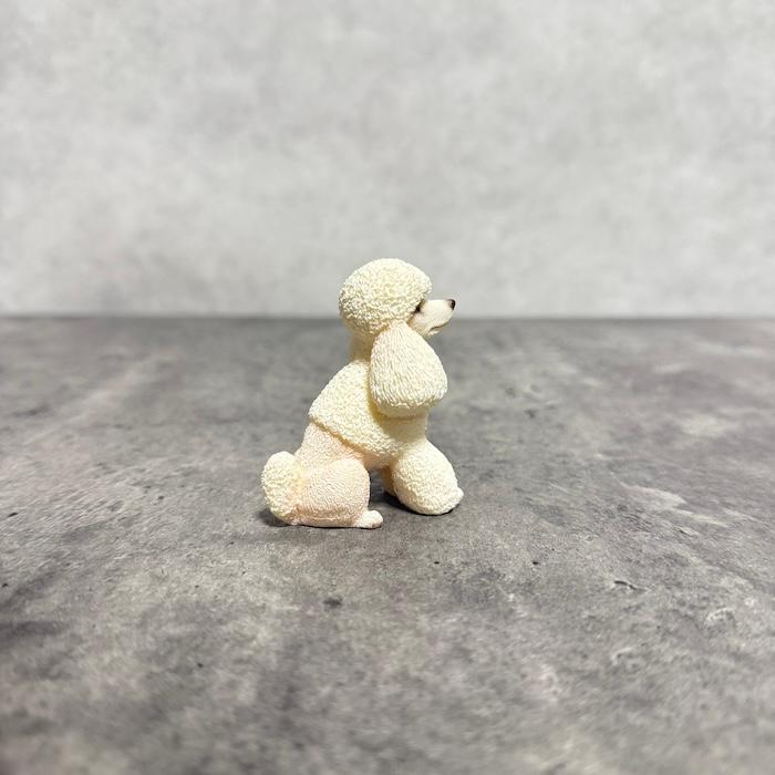 置物 犬 かわいい 動物 玄関 待てプードル 小さいオブジェ おしゃれ トイレ インテリア ガーデン woobia ウービア |  | 08