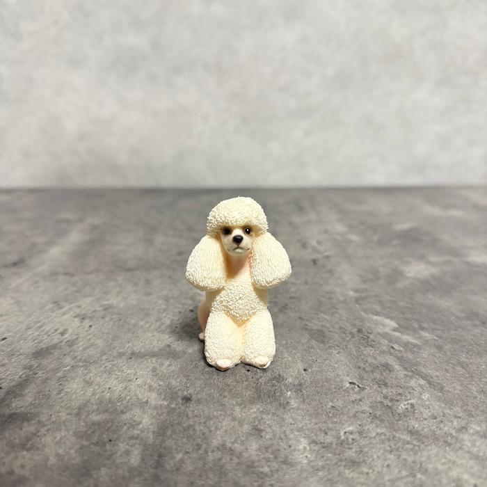 置物 犬 かわいい 動物 玄関 待てプードル 小さいオブジェ おしゃれ トイレ インテリア ガーデン woobia ウービア |  | 02