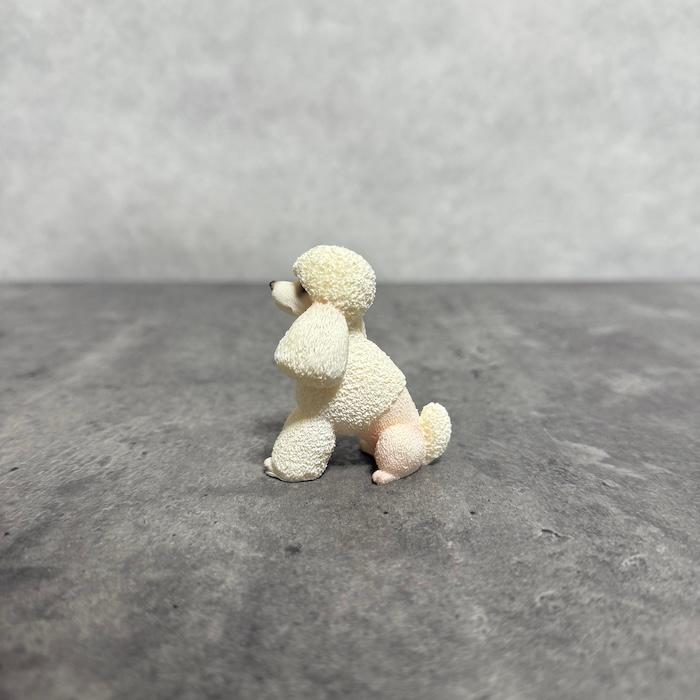 置物 犬 かわいい 動物 玄関 待てプードル 小さいオブジェ おしゃれ トイレ インテリア ガーデン woobia ウービア |  | 04