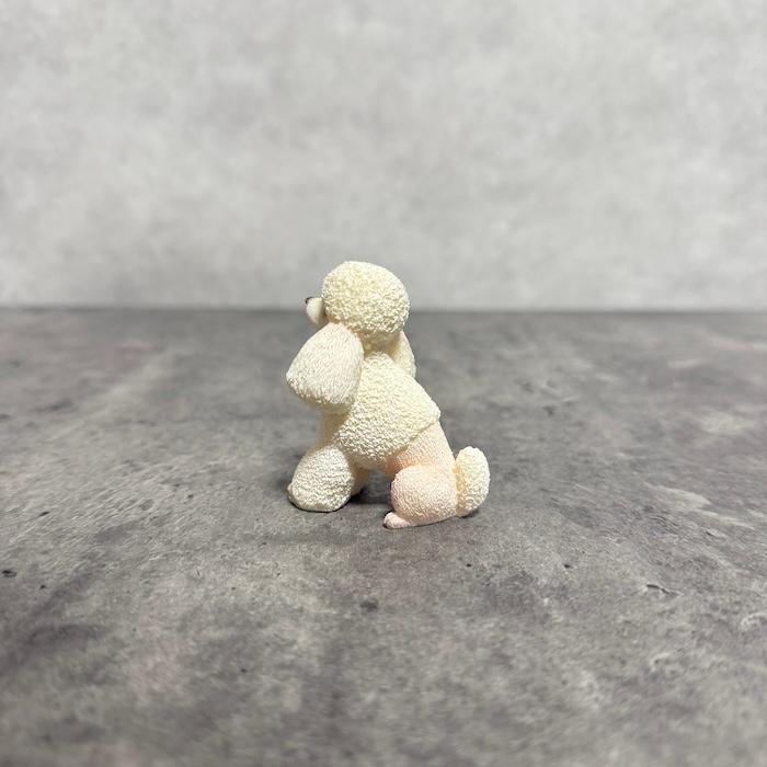 置物 犬 かわいい 動物 玄関 待てプードル 小さいオブジェ おしゃれ トイレ インテリア ガーデン woobia ウービア |  | 05
