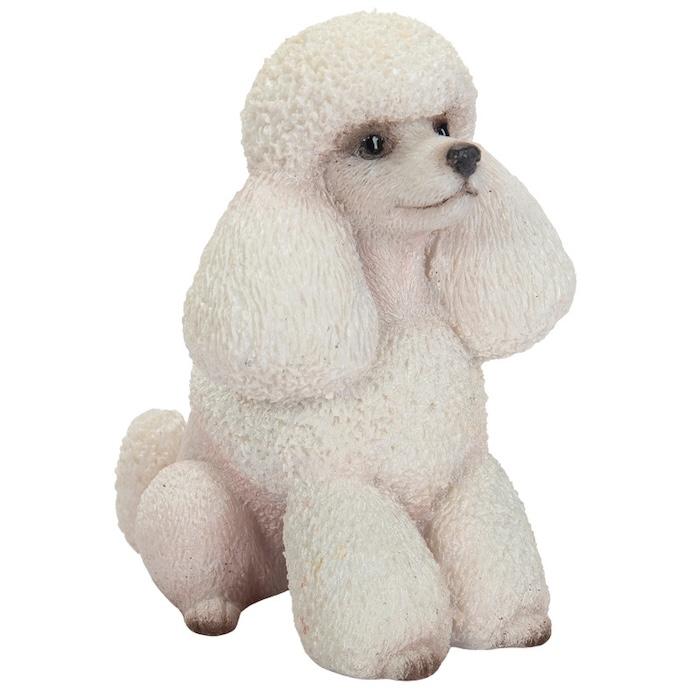 置物 犬 かわいい 動物 玄関 待てプードル 小さいオブジェ おしゃれ トイレ インテリア ガーデン woobia ウービア |  | 11