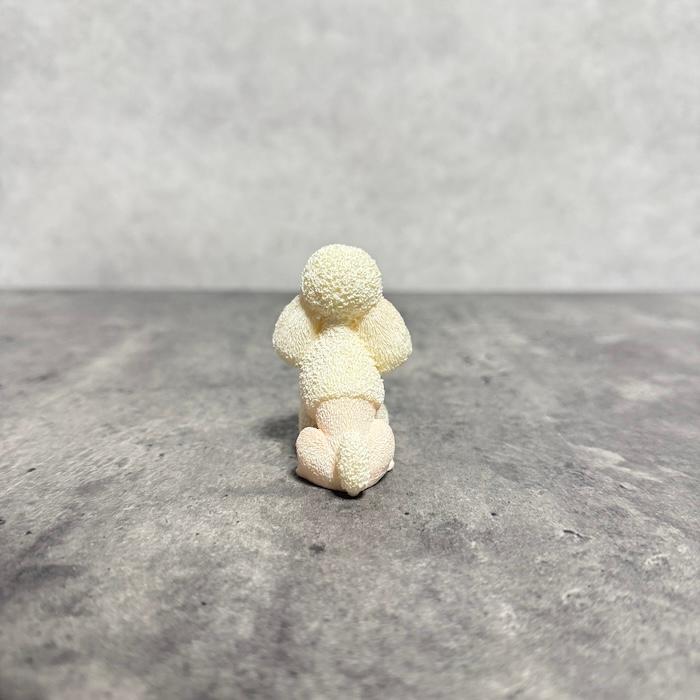 置物 犬 かわいい 動物 玄関 待てプードル 小さいオブジェ おしゃれ トイレ インテリア ガーデン woobia ウービア |  | 07