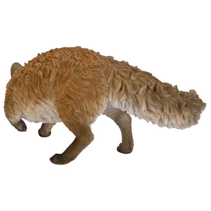 WOOBIA（ウービア） 置物 動きだすキツネ 小 横幅27.5cm かわいい