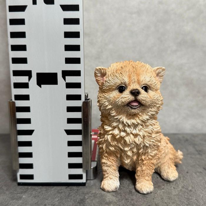 犬 置物 おしゃれ 頭を上げるポメラニアン かわいい 動物 インテリア オブジェ ガーデンオーナメント woobia ウービア |  | 02