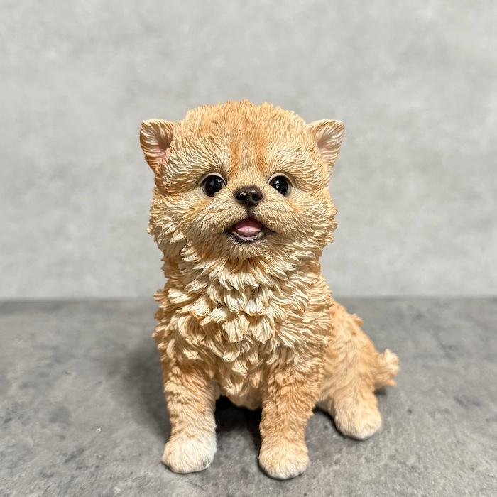 犬 置物 おしゃれ 頭を上げるポメラニアン かわいい 動物 インテリア オブジェ ガーデンオーナメント woobia ウービア |  | 03