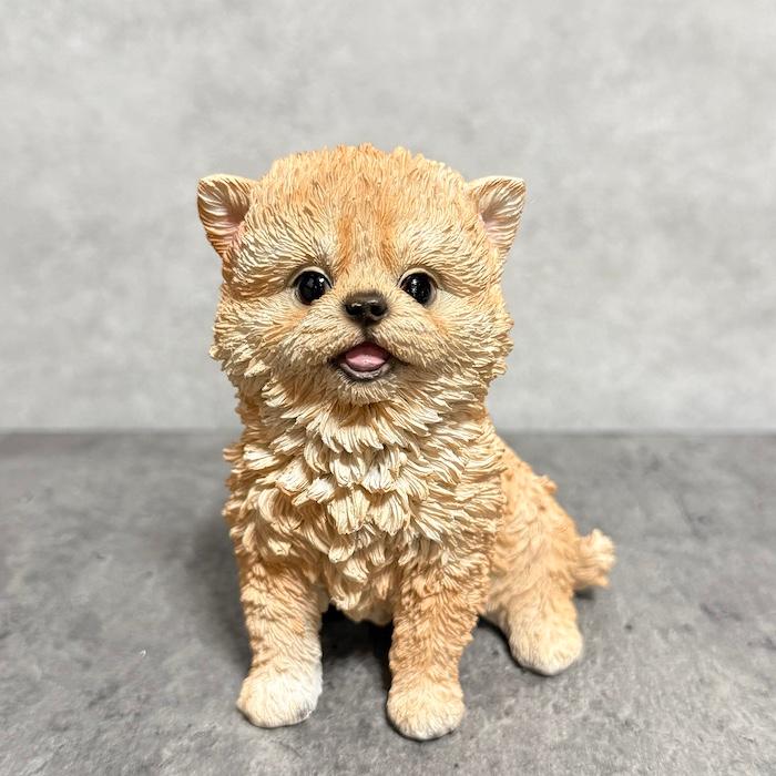 犬 置物 おしゃれ 頭を上げるポメラニアン かわいい 動物 インテリア オブジェ ガーデンオーナメント woobia ウービア |  | 07