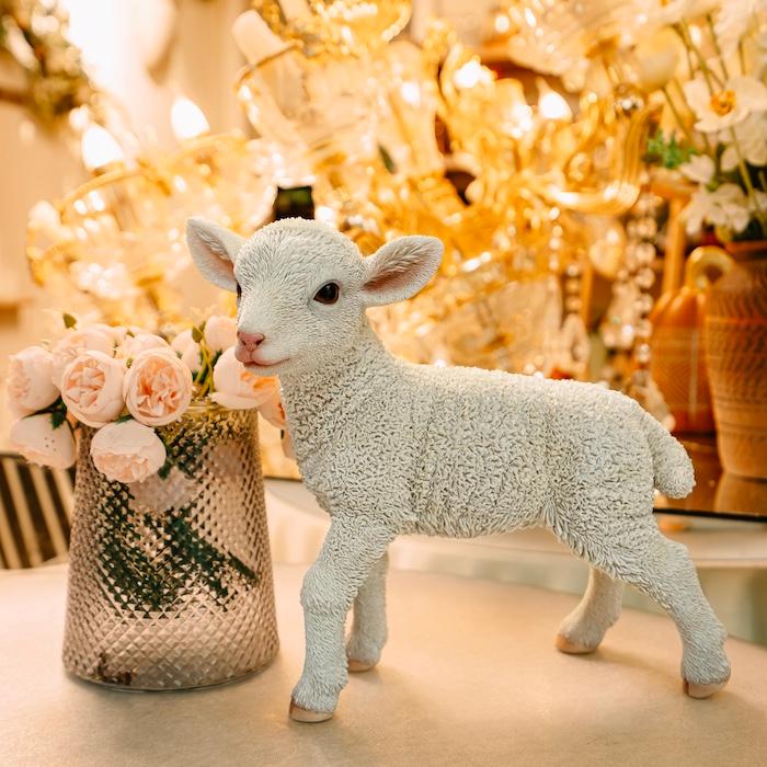 置物 動物 歩く羊 高さ29.5cm グッズ woobia おしゃれ 大きい