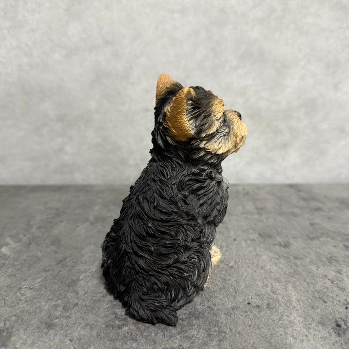 犬 置物 おしゃれ 頭を上げるヨークシャーテリア かわいい 動物 インテリア オブジェ ガーデンオーナメント woobia ウービア |  | 04