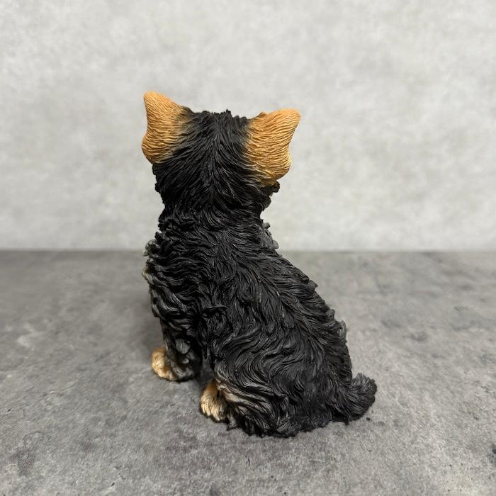 犬 置物 おしゃれ 頭を上げるヨークシャーテリア かわいい 動物 インテリア オブジェ ガーデンオーナメント woobia ウービア |  | 05