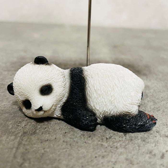 メモスタンド パンダ かわいいメモクリップ 置物 インテリア 卓上 メモホルダー カードクリップ  woobia ウービア |  | 04