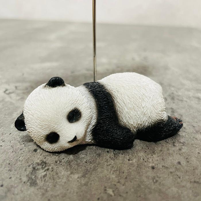 メモスタンド パンダ かわいいメモクリップ 置物 インテリア 卓上 メモホルダー カードクリップ  woobia ウービア |  | 06