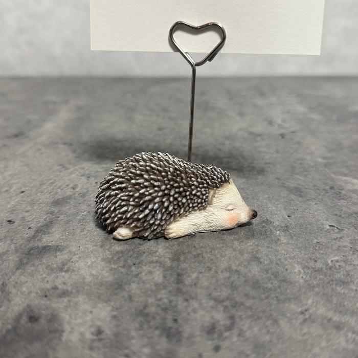 メモスタンド ハリネズミ かわいいメモクリップ 置物 インテリア メモホルダー カードクリップ  woobia ウービア |  | 03