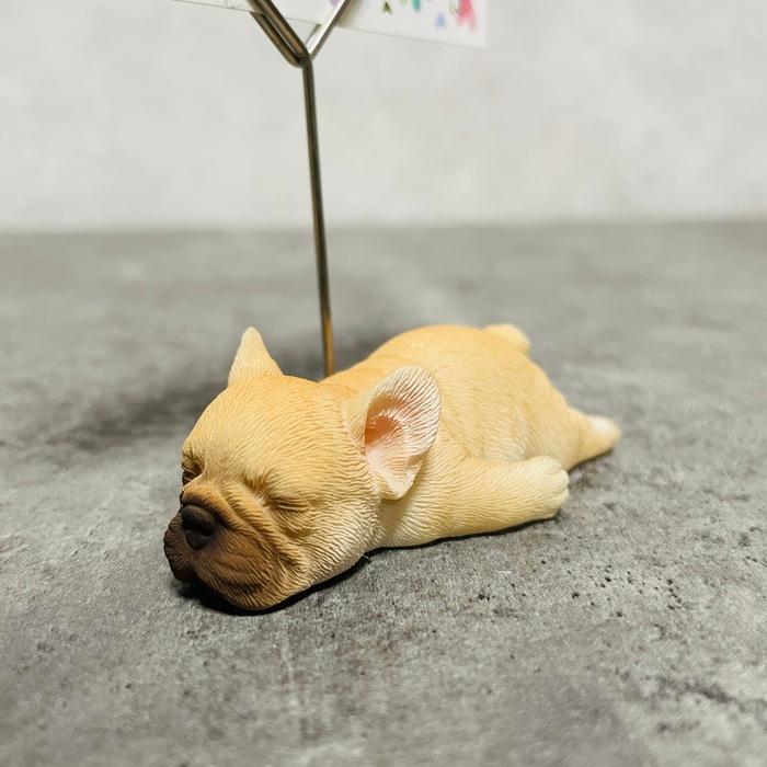 メモスタンド フレンチブルドッグ かわいいメモクリップ 置物 インテリア メモホルダー カードクリップ  woobia ウービア |  | 02