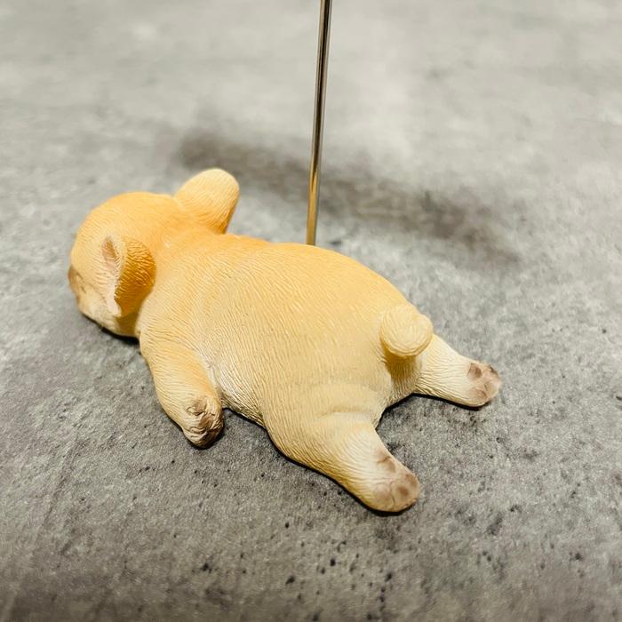 メモスタンド フレンチブルドッグ かわいいメモクリップ 置物 インテリア メモホルダー カードクリップ  woobia ウービア |  | 03