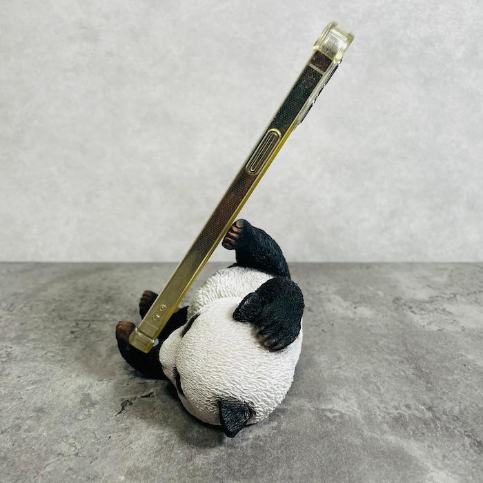 スマホスタンド 卓上 おもしろ 動物 パンダ 置物 トイレ アニマル かわいい おしゃれ 写真立て スマホホルダー woobia ウービア |  | 02