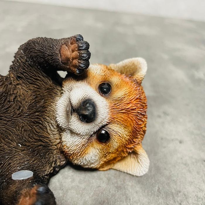 スマホスタンド 卓上 おもしろ 動物 レッサーパンダ 置物 かわいい おしゃれ リアル 写真立て スマホホルダー woobia ウービア |  | 07