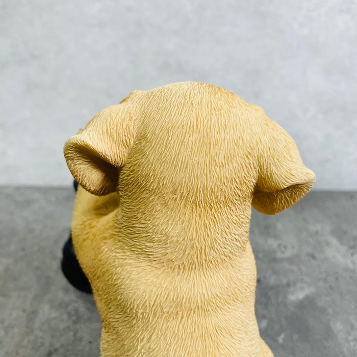 置物 犬 かわいい 動物 ソーラーランプを左手で持ち上げるラブラドールレトリバー おしゃれ 庭 インテリア woobia ウービア |  | 06