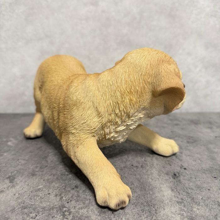 WOOBIA（ウービア） 置物 犬 じゃれるラブラドール 幅23.5cm woobia