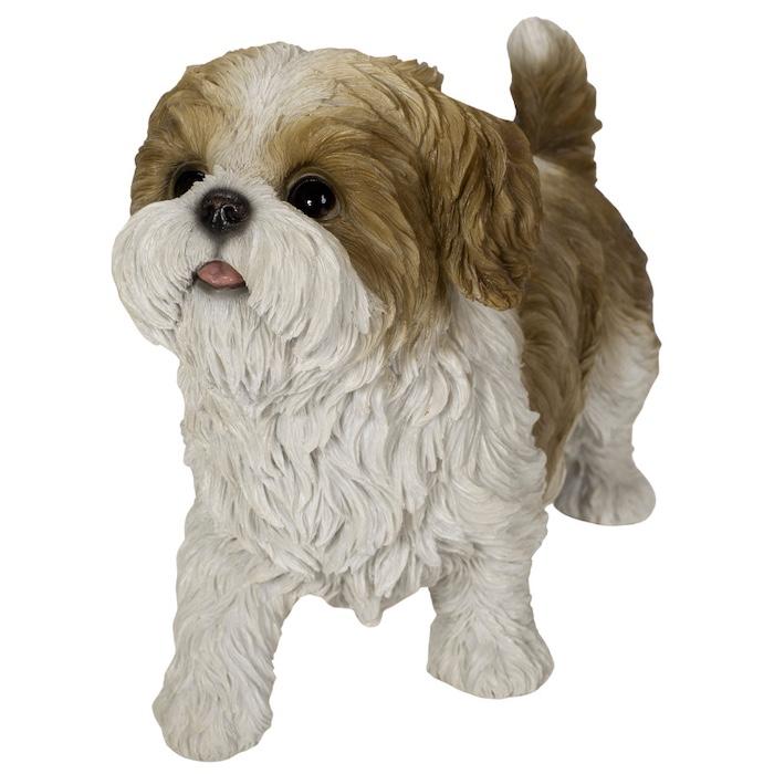 置物 犬 動物 歩き出すシーズー 高さ16.8cm woobia おしゃれ 大きい 玄関 インテリア ガーデン かわいい オブジェ ウービア |  | 02