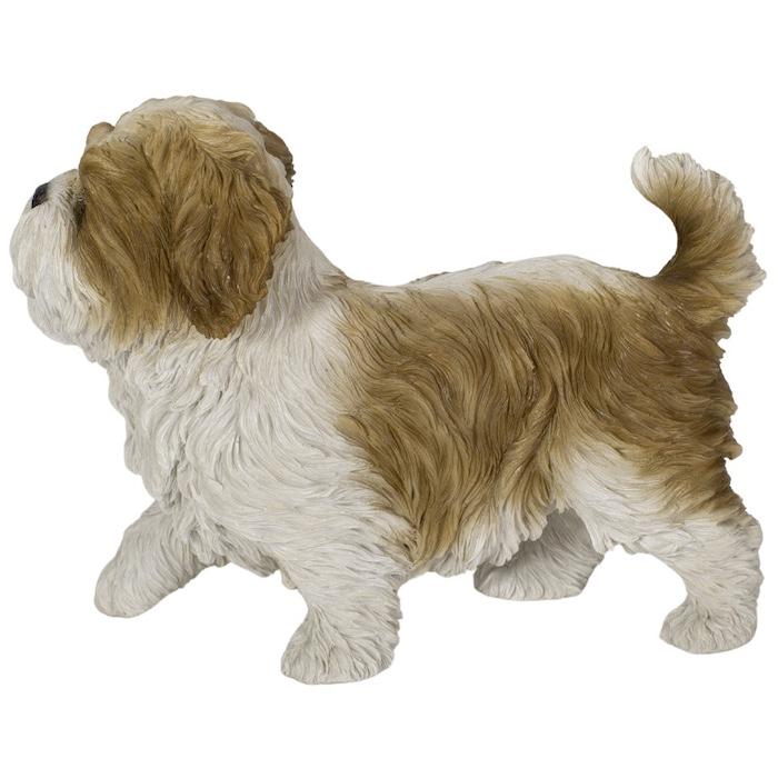 置物 犬 動物 歩き出すシーズー 高さ16.8cm woobia おしゃれ 大きい 玄関 インテリア ガーデン かわいい オブジェ ウービア |  | 03