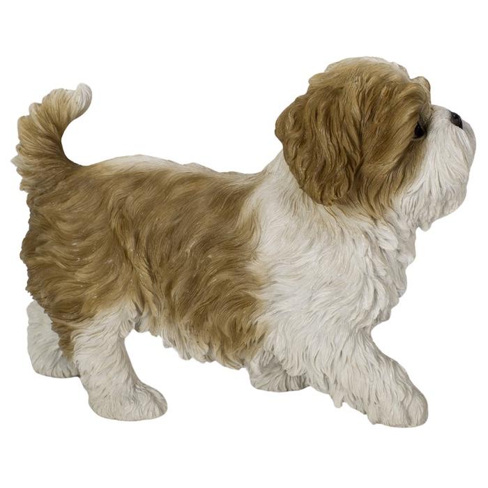 置物 犬 動物 歩き出すシーズー 高さ16.8cm woobia おしゃれ 大きい 玄関 インテリア ガーデン かわいい オブジェ ウービア |  | 05