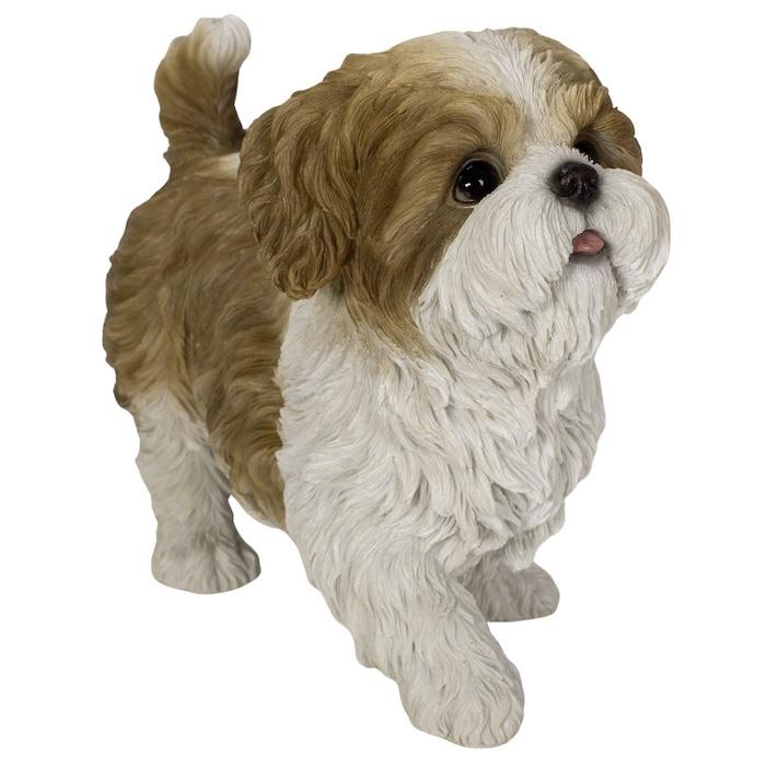 置物 犬 動物 歩き出すシーズー 高さ16.8cm woobia おしゃれ 大きい 玄関 インテリア ガーデン かわいい オブジェ ウービア |  | 06