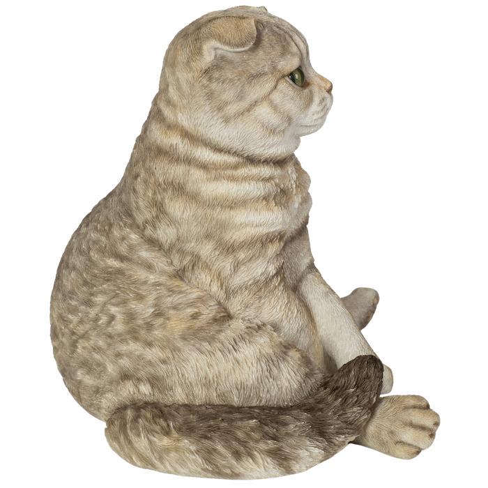 WOOBIA（ウービア） 置物 猫 動物 スコ座り スコティッシュフォールド