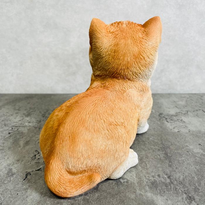 WOOBIA（ウービア） 置物 猫 かわいい 動物 玄関 お座り マンチカン