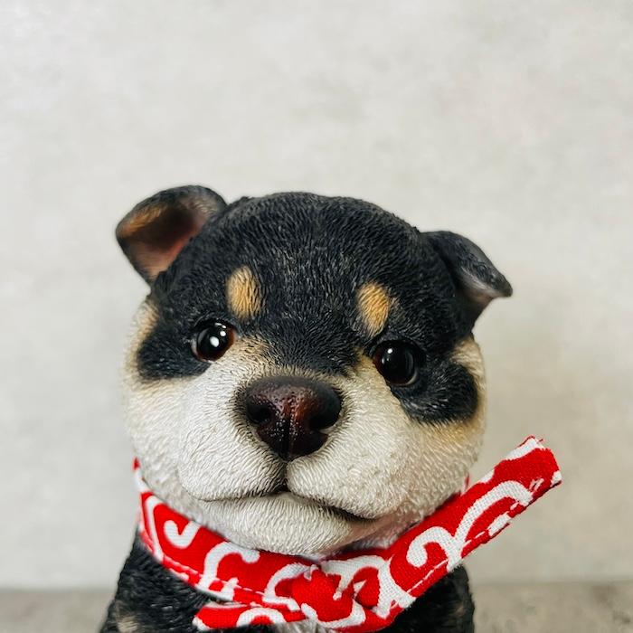 置物 犬 かわいい 動物 玄関 おかえり豆黒柴犬 大 グッズ おしゃれ