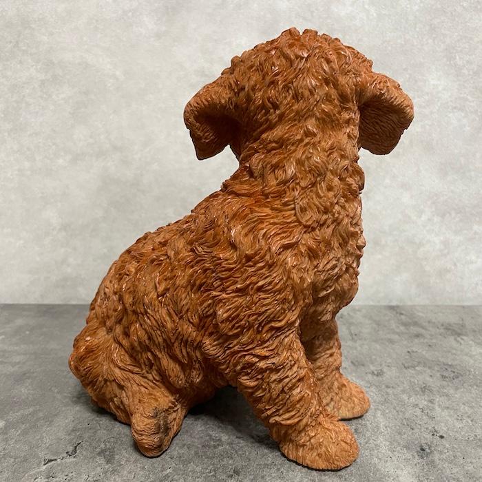 置物 犬 かわいい 動物 玄関 振り返るトイプードル 大 おしゃれ インテリア ガーデンオーナメント woobia ウービア |  | 05