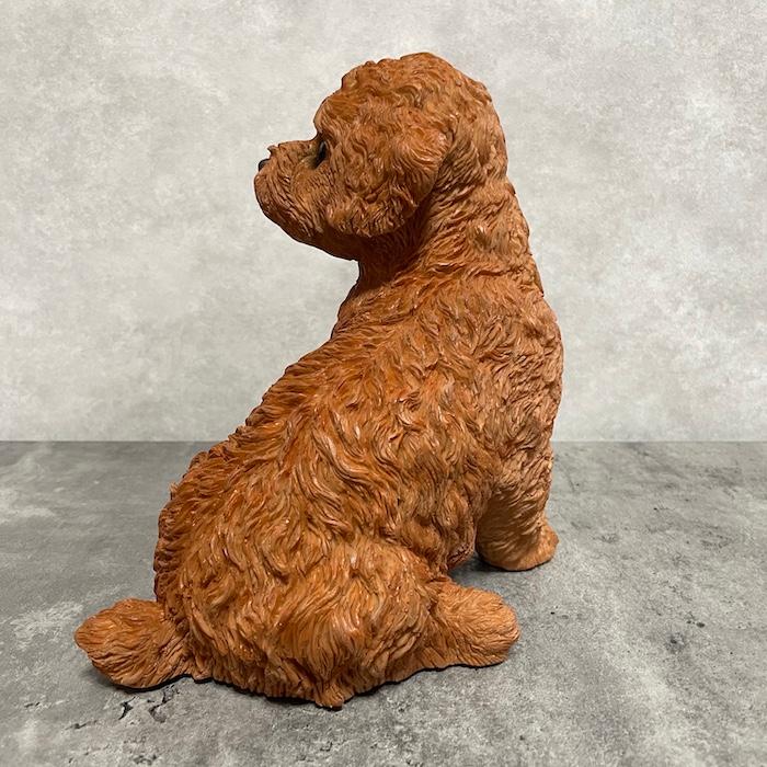 置物 犬 かわいい 動物 玄関 振り返るトイプードル 大 おしゃれ インテリア ガーデンオーナメント woobia ウービア |  | 06