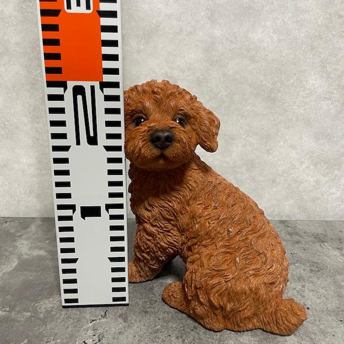 置物 犬 かわいい 動物 玄関 振り返るトイプードル 大 おしゃれ インテリア ガーデンオーナメント woobia ウービア |  | 08