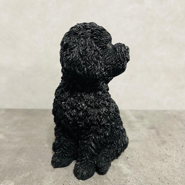 樹脂製のブラックプードルオブジェ　 約60cm 8_000000002173.jpg?1743494072
