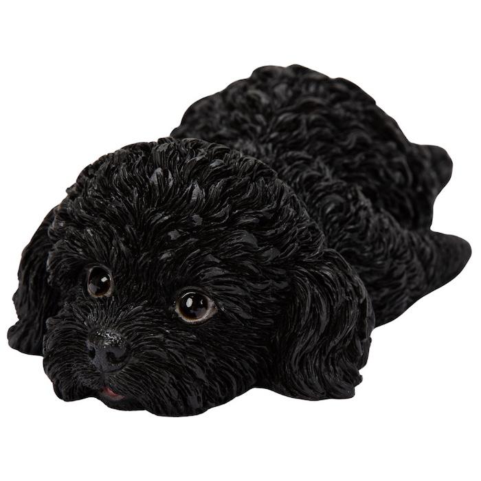WOOBIA（ウービア） 置物 犬 かわいい 動物 玄関 横幅19cm うつぶせ