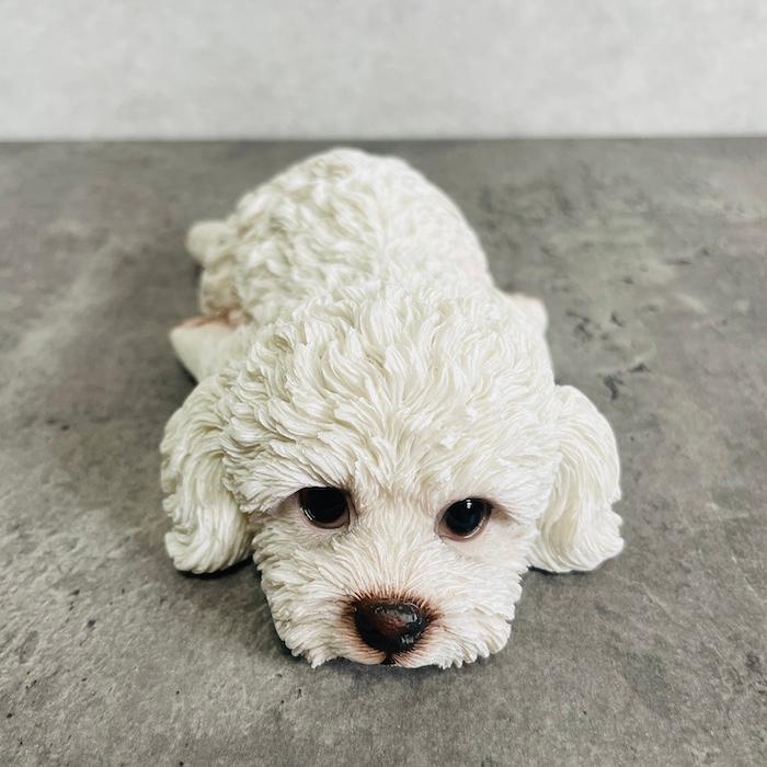 （専用）トイプードルのワイヤーアート♪愛犬を癒しのインテリア空間に 夜の工作。トイプードルをオーダーいただきました。 優しそう