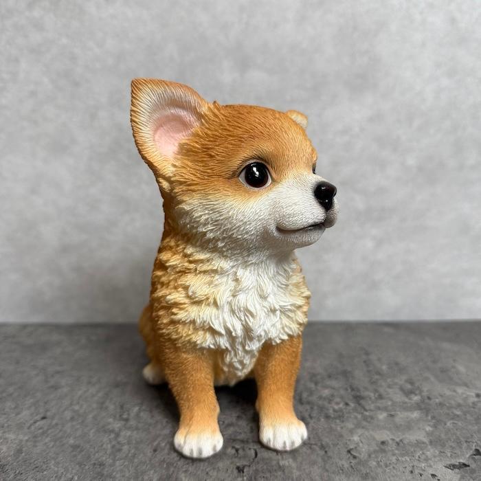 犬 置物 おしゃれ お座りチワワ レッド かわいい 動物 インテリア オブジェ ガーデンオーナメント woobia ウービア |  | 03