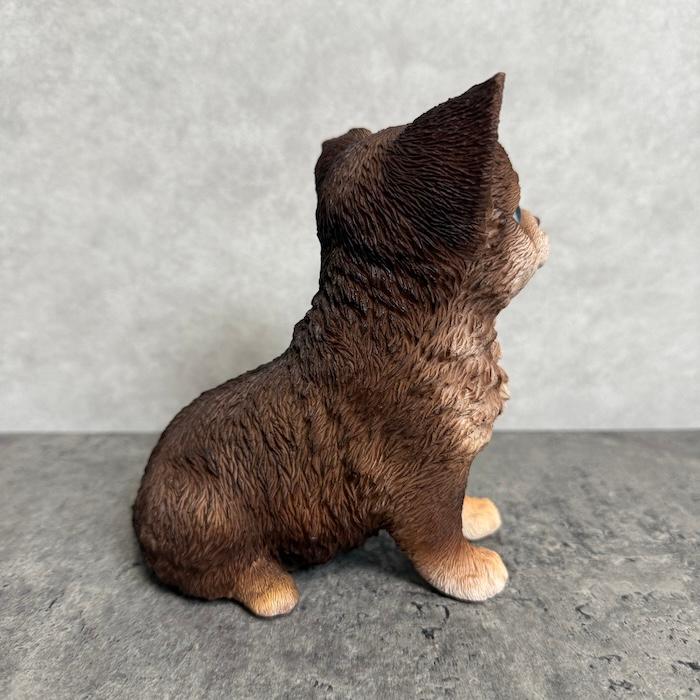 犬 置物 おしゃれ お座りチワワ ブラウン かわいい 動物 インテリア オブジェ ガーデンオーナメント woobia ウービア |  | 04