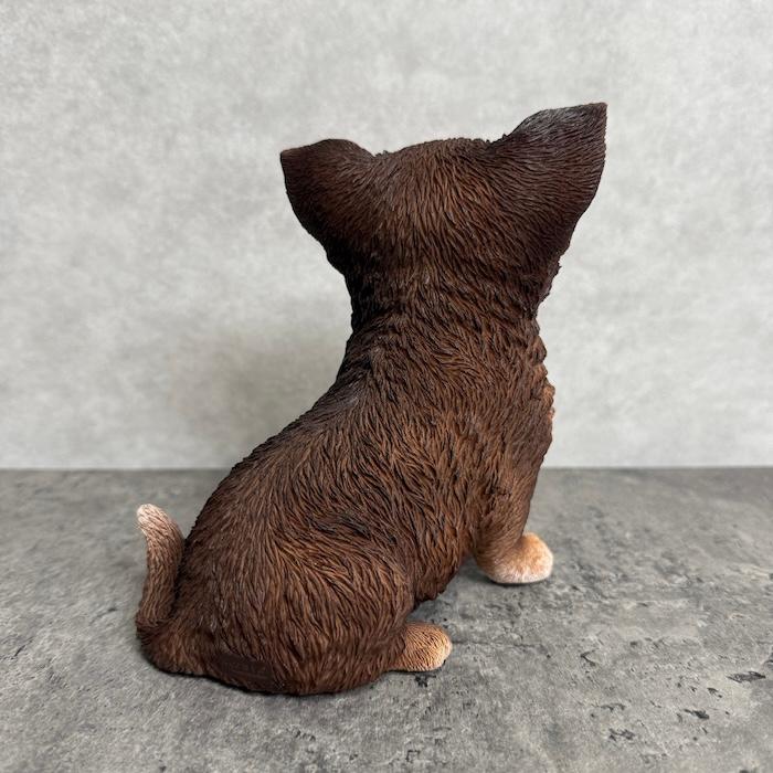 犬 置物 おしゃれ お座りチワワ ブラウン かわいい 動物 インテリア オブジェ ガーデンオーナメント woobia ウービア |  | 05