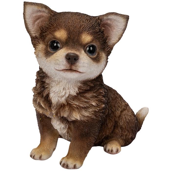 犬 置物 おしゃれ お座りチワワ ブラウン かわいい 動物 インテリア オブジェ ガーデンオーナメント woobia ウービア |  | 10