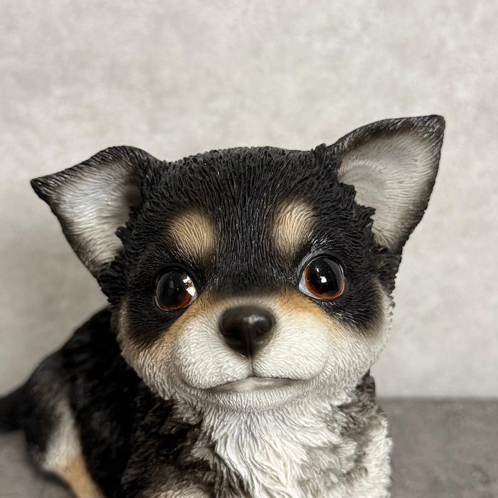 犬 置物 おしゃれ 見上げるチワワ ブラック かわいい 動物 インテリア オブジェ ガーデンオーナメント woobia ウービア |  | 02