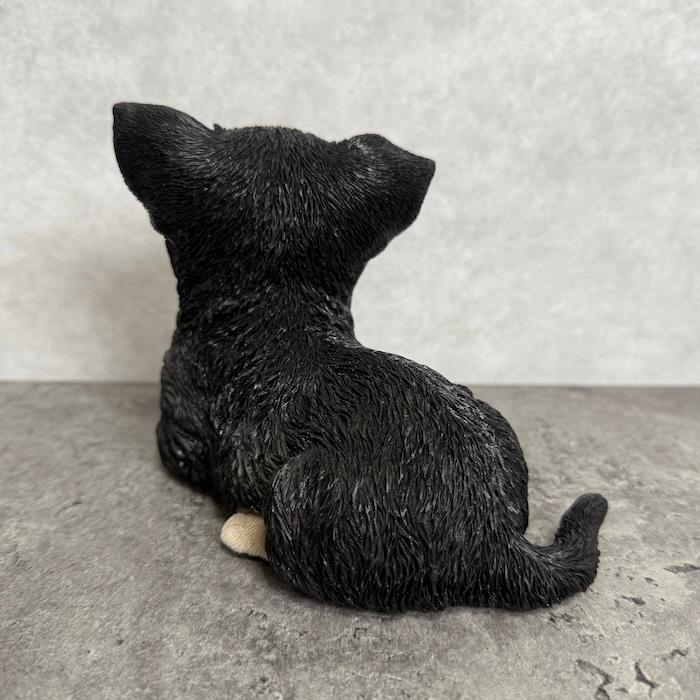 犬 置物 おしゃれ 見上げるチワワ ブラック かわいい 動物 インテリア オブジェ ガーデンオーナメント woobia ウービア |  | 06